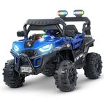 Baybee Roger Battery Operated Jeep for Kids, Ride on Toy Kids Cars with Music & Light | Baby Big Jeep Rechargeable Battery Car | Electric Jeep for Kids to Drive 3 to 8 Years Boy Girl (Blue)