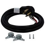 Supplying Demand 6 Foot Range Electrical Power Cord 4 Prong Wire 40 Amp 250 Volt