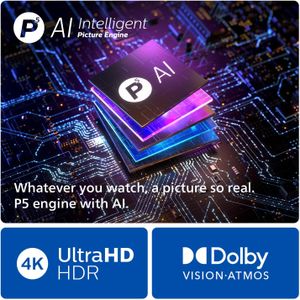Philips 65" Ambilight 4K OLED TV – Ultra HD Smart Television