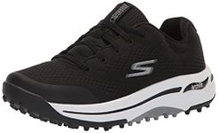 Skechers Women's Go Arch Fit Golf Shoe, Black, 8.5