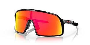 Oakley Men's OO9462 Sutro S Rectangular Sunglasses, Polished Black/Prizm Ruby, 28 mm