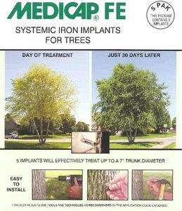 Medicap FE FE12X5 Systemic Iron Tree Implant, Pack of 5