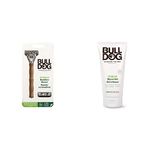 Bulldog Original Bamboo Razor Handle and 2 Refills, 1 count (NEW) and Skincare For Men Original Shave Gel, 175 Milliliters