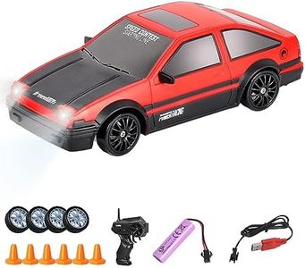 RC Drift Car - 1:24 Remote Control Car 4WD Drift RC Car - 2.4GHz 4WD 15KM/H Electric Racing Car - Mini Model Car Toy High Speed Racing RC Drifting Car - Gift for Boys and Girls Teens (#01)