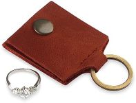 Leather Keychain Ring Holder, Weddi