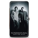 Buckle-Down Women's Buckle-Down Hinge Wallet - Supernatural, Grey, 7" x 4"