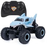 Monster Jam, Official Megalodon Remote Control Monster Truck, 1:24 Scale, 2.4 GHz, for Ages 4 and Up