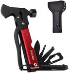 Multitool Axe Camping Tool, Christmas Stocking Stuffer Gift for Men Dad Him Boyfriend, 19-in-1 Survival Gear for Outdoor Hunting Hiking, Emergency Escape,with Axe,Hammer,Plier,Bottle Opener