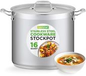 NutriChef 16-Quart Stainless Steel 