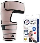 Dr. Arthritis Sciatica Hip Brace with Adjustable Thigh Compression, Hip Stabilizer for Walking, Sports & Daily Comfort, Sciatica Pain Relief Devices for Joint Stability & Injury Recovery (Pink, L/XL)