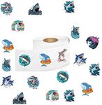 Shark Stickers (500 pcs), 10 Sheets