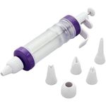 Wilton Dessert Decorator Plus, Cake Decorating Tool, 28 x 5 cm diam (11 x 2 in dia), 4 tips included