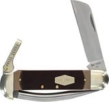 Old Timer 735OT Mariner 6.9in Leverlock Folding Sailor’s Pocket Knife with High Carbon Stainless Steel Marlin’s Spike, Sheepsfoot Blade, and Large Lanyard Loop for EDC, Seamen, Sailing, and Outdoors