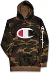 Champion Hoodie for Men Big And Tall Mens Oversized Pullover Fleece Sweatshirt Camo