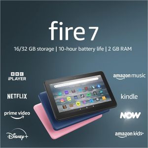 Amazon Fire 7 Tablet 16GB – Black, Refurbished