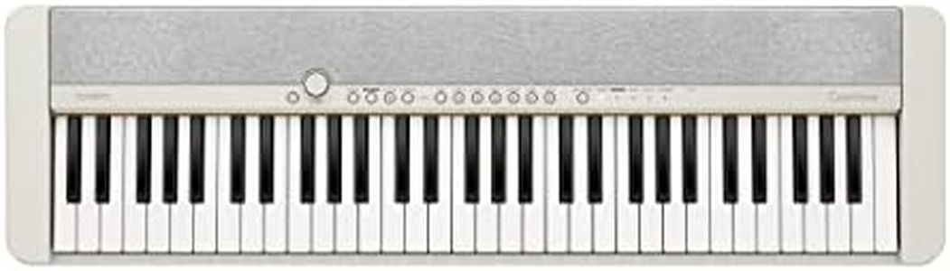 Casio CT-S1 Portable Piano keyboard, White, One Size