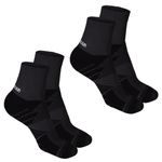 HEELIUM Bamboo Athletic Socks for Men & Women | 3X Tougher & Durable, Ultra Soft & Blister Resistant | Perfect for Gym, Sports & Long Distance Running