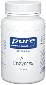 Pure Encapsulations - A.I. Enzymes - Pflanzliche Enzym-Kapseln mit Bromelain & Papain - 360 mg pro Tagesdosis - Vegan & Hypoallergen - 60 Kapseln