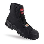 Unistar Hiking/Mountain Boots for Men for Outdoor Trekking & Ridding Shoes- Non Slip, Mild Waterproof, Anti-Fatigue, Comfortable Black