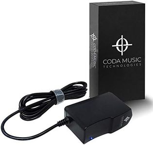 9V DC Guitar Pedal Power Supply Adapter - 1.7A 1700mA Center Tip Negative with Noise Reduction Filter - 9 Volt Regulated Pedalboard Power Supply for Effects Pedals