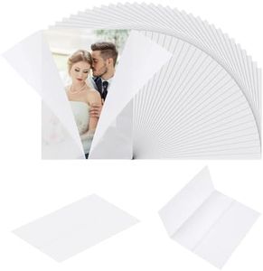 90 Pack Pre-Folded Vellum Jackets for 5x7 Invitations, Translucent Vellum Paper 5x7, 93 GSM Vellum Jackets for Envelope Liners, Invitation Paper for Weddings Birthdays Baby Showers