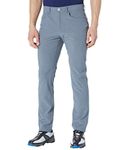 Callaway Men’s EverPlay 5-Pocket Golf Pants with Comfort Waistband, Stretch Non-Iron Fabric, Moisture-Wicking, Tapered Fit, Dark Grey Heather, 38W x 32L