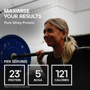 Bulk Pure Whey Protein Powder, Unflavoured, 1kg – 23g Protein, Low Sugar