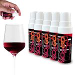 New Spray! Wine Allergy Sensitivity Prevention Wine Sulfite Remover Better Than Hangover Prevention Remedies & Wine Filters Stops Red Wine Headaches Nausea IBS (5 Pack)