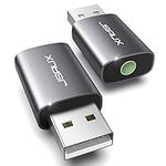 2 Pack USB to 3.5mm Jack Audio Adap