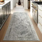 Phantoscope Vintage Collection Area Rug - Large Living Room Rug Washable Rug Boho Rugs Non-Slip for Bedroom Dining Room, Low-Pile Floor Carpet Distressed Accent Rug