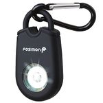 Fosmon Personal Alarm for Women, Self Defense Keychain Safety Sound Siren 125DB Loud with Strobe Light LED Flashlight Carabiner, SOS Emergency Security Alert Device for Kids Teenager Elderly and Men