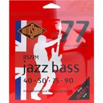 Rotosound RS77M Jazz Bass Monel Flatwound Bass Guitar Strings (40-90)