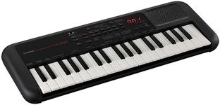 Yamaha PSS-A50 - Portable, Digital Keyboard with Phrase Recording, 42 Built-in Voices and 138 Arpeggio Types with a Lightweight Design, in Black, 50.6 x 20.1 x 0.54 centimeters