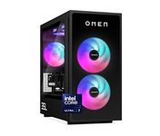 HP OMEN 35L Gaming Desktop Tower PC | Intel® Core™ Ultra 7 265F Processor | 32 GB DDR5 RAM | 1TB SSD | NVIDIA GeForce RTX 5070 (12 GB GDDR7 dedicated) | Windows 11 | RGB liquid cooler | GT16-0051sa
