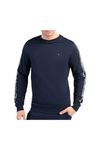 Tommy Hilfiger Men Sweatshirt without Hood, Blue (Navy Blazer), L