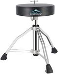 EASTROCK Drum Throne Drum Seat Height Adjustable,Rotatable Padded Drum Stools Motorcycle Style Drum Chair with Anti-Slip Feet for Drummers,Adult (Professional)