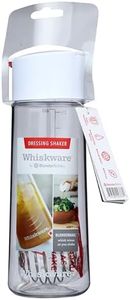 Whiskware by BlenderBottle WW1SD Salad Dressing Shaker, Tritan, White/Clear