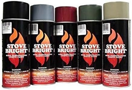 FORREST Hi-Temperature 1200 deg. Stove and Fireplace Paint (Almond)