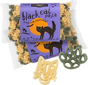 Pastabilities Fun Shaped Pasta for Kids - Black Cat Shaped - Cats and Paws Animal Theme, Non-GMO Natural Wheat Pasta, All-Natural, Kosher Certified, Made in the USA, (2 Pack, 14 Oz)