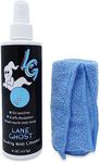 Lane Ghost Bowling Ball Cleaner Spray - USBC Approved - Oil, Scuff, and Belt Mark Cleaner - Restores Tack and Prolongs Lifespan of Ball