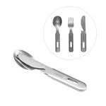 Fire-Maple Stainless Steel Camping Utensils Set Lightweight Knife Fork Spoon Cutlery Set Portable Flatware for Outdoor Backpacking Hiking