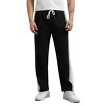 NOBERO Men's Straight Sweatpants (1M-BWJG-R0124_Black