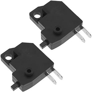 The Lord of the Tools 2PCS Right Brake Light Switches for Motorcycle Electric Scooter Replacement Brake Stop Light Switch Push Button Plastic Copper Material