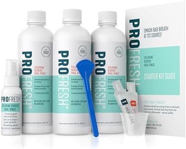 ProFresh BreathCare System Starter Kit, 6-Week Supply, Chlorine Dioxide Mouthwash-Oral Rinse.