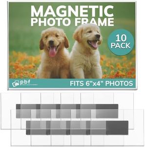 6x4 Clear Acrylic Picture Frame Magnet Magnetic Acrylic Photo Frame Refridgerator (10)