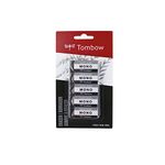 Tombow Mono Black 5-Pack, Small Eraser (57327)