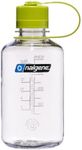 Nalgene 16 oz Narrow Mouth Water Bottle | Slim Cup Holder Size, BPA-Free, Durable & Leak Proof, Lightweight Travel Bottle, Clear