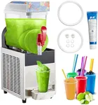 Commercial Slushy Machine 15L, Garvee 3.96 Gallon Margarita Machine, 400W Frozen Drink Machine, Food-Grade PC Tanks & Stainless Steel, for Restaurants Bars Pool Parties