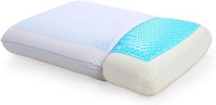 COOL GEL Classic Brands Reversible and Memory Foam Double-Sided Pillow, Soft and Comfortable Orthopedic Support, Standard