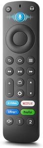 Replacement Voice-Remote-Control for Fire-TV-Stick/TV Cube and Compatible with Insignia/Toshiba/Pioneer Fires Smart TVs